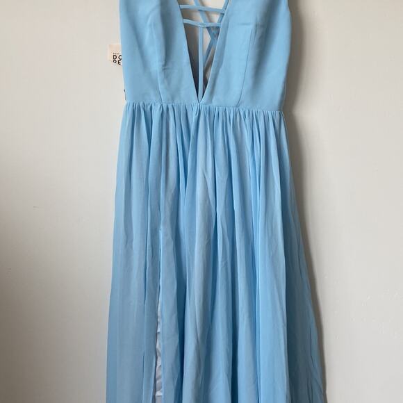 Fame & Partners Summer Angel Dress in Ice Blue Size: 2 - Picture 4 of 13